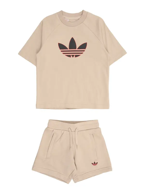 ADIDAS ORIGINALS ADIDAS ORIGINALS Komplet  tamno bež / crvena / crna