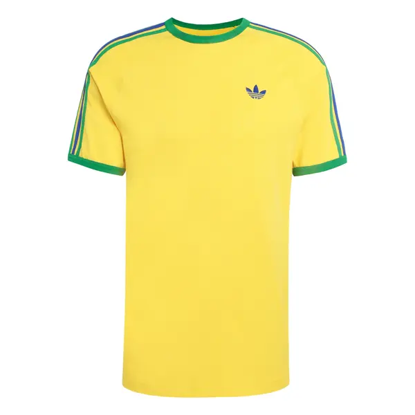ADIDAS ORIGINALS ADIDAS ORIGINALS Majica '3-STRIPES'  mornarsko plava / tamo žuta / žad