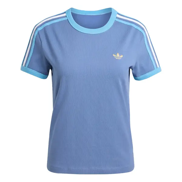 ADIDAS ORIGINALS ADIDAS ORIGINALS Majica '3 STRIPES SLIM'  safirno plava / nebesko plava / bijela