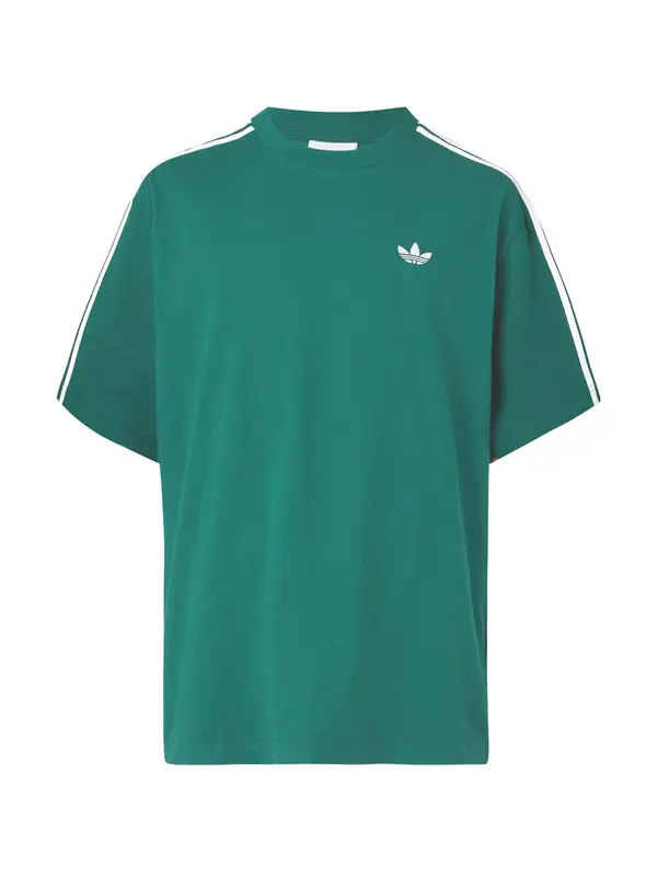 ADIDAS ORIGINALS ADIDAS ORIGINALS Majica '3-Stripes'  smaragdno zelena / bijela