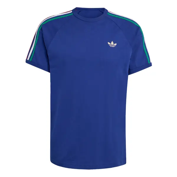 ADIDAS ORIGINALS ADIDAS ORIGINALS Majica '3-STRIPES'  ultra morsko plava / zelena / crvena / bijela
