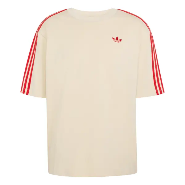 ADIDAS ORIGINALS ADIDAS ORIGINALS Majica 'Adicolor'  bež / crvena