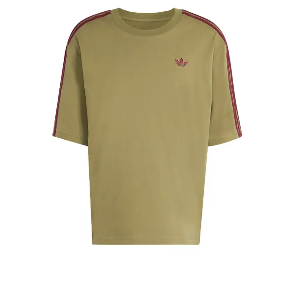 ADIDAS ORIGINALS ADIDAS ORIGINALS Majica 'Adicolor'  maslinasta / klasično crvena