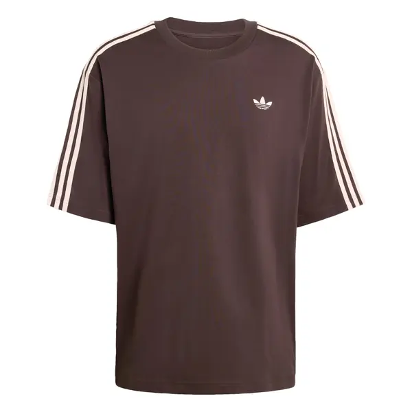 ADIDAS ORIGINALS ADIDAS ORIGINALS Majica 'Adicolor'  tamno smeđa / roza / bijela