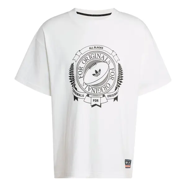 ADIDAS ORIGINALS ADIDAS ORIGINALS Majica 'Adidas Originals & All Blacks'  crna / bijela