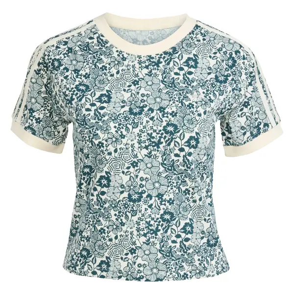 ADIDAS ORIGINALS ADIDAS ORIGINALS Majica 'Adidas Originals X Liberty London'  petrol / bijela