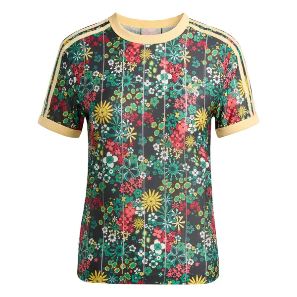 ADIDAS ORIGINALS ADIDAS ORIGINALS Majica 'Adidas Originals x Liberty London'  žuta / smaragdno zelena / crvena / crna