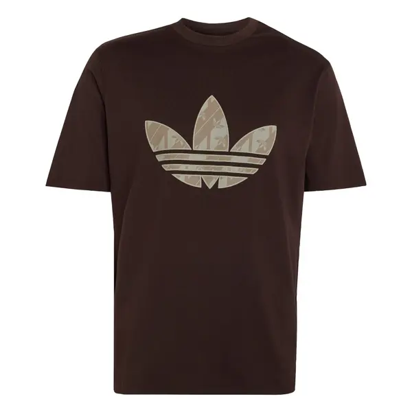 ADIDAS ORIGINALS ADIDAS ORIGINALS Majica  brokat / tamno smeđa / pastelno zelena