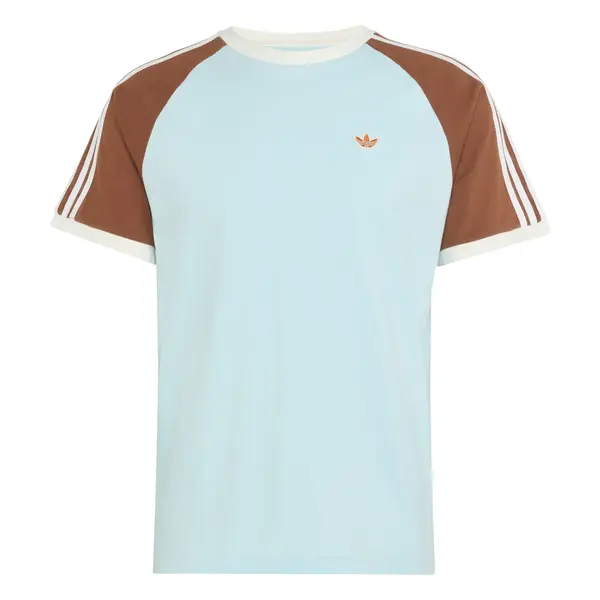 ADIDAS ORIGINALS ADIDAS ORIGINALS Majica 'Cali'  svijetloplava / čokolada / menta / bijela