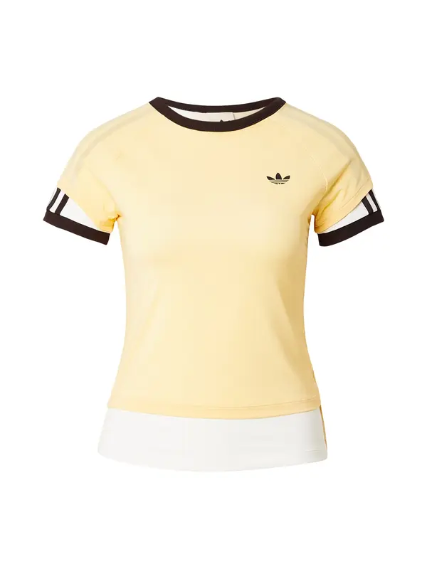 ADIDAS ORIGINALS ADIDAS ORIGINALS Majica 'CALI'  žuta / crna / bijela