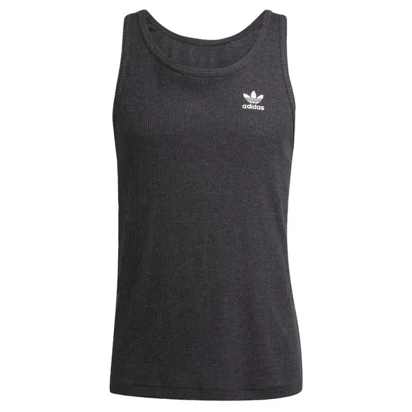 ADIDAS ORIGINALS ADIDAS ORIGINALS Majica 'Essentials'  crna melange / bijela