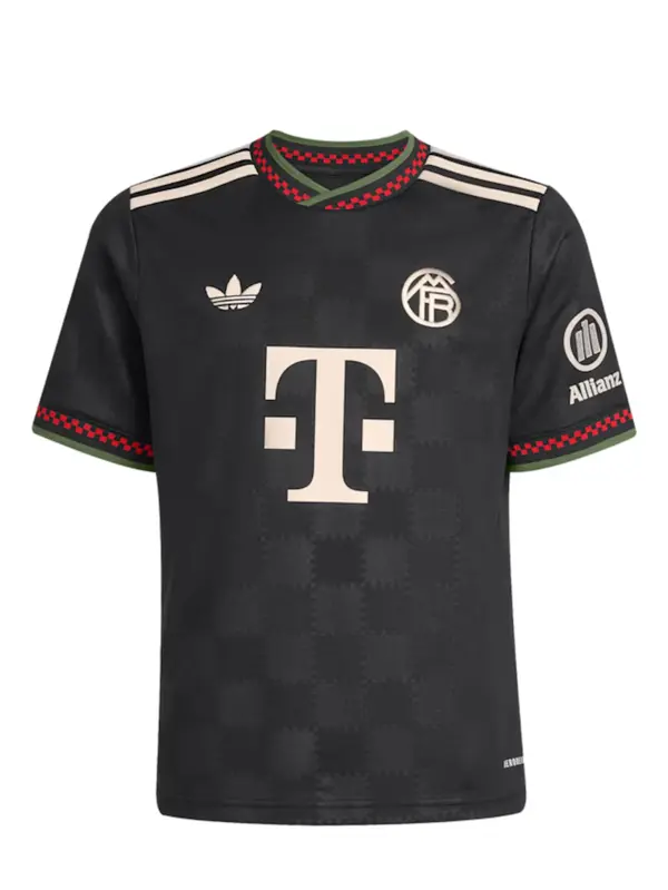 ADIDAS ORIGINALS ADIDAS ORIGINALS Majica 'FC Bayern München 25-26 3rd'  ecru/prljavo bijela / maslinasta / tamno crvena / crna