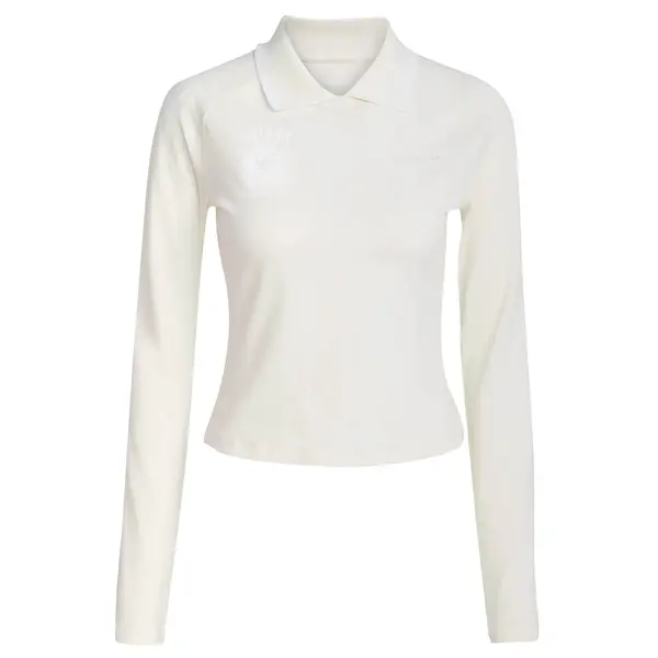 ADIDAS ORIGINALS ADIDAS ORIGINALS Majica 'Long-Sleeve Crest'  bijela / prljavo bijela