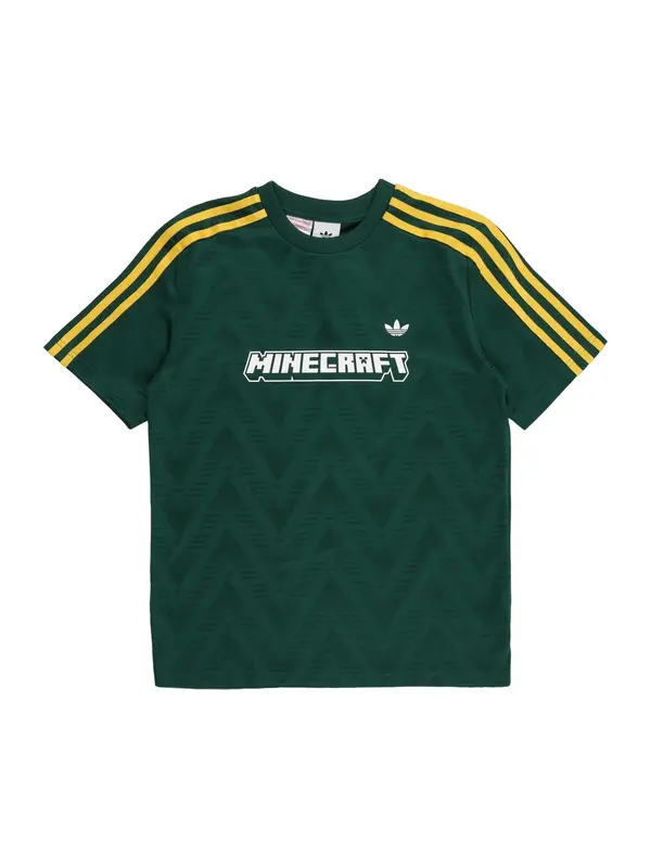 ADIDAS ORIGINALS ADIDAS ORIGINALS Majica  narančasto žuta / tamno zelena / bijela