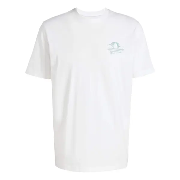 ADIDAS ORIGINALS ADIDAS ORIGINALS Majica 'Resort Graphic'  tamo žuta / menta / kraljevski zelena / bijela