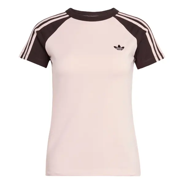 ADIDAS ORIGINALS ADIDAS ORIGINALS Majica  tamno smeđa / pastelno roza