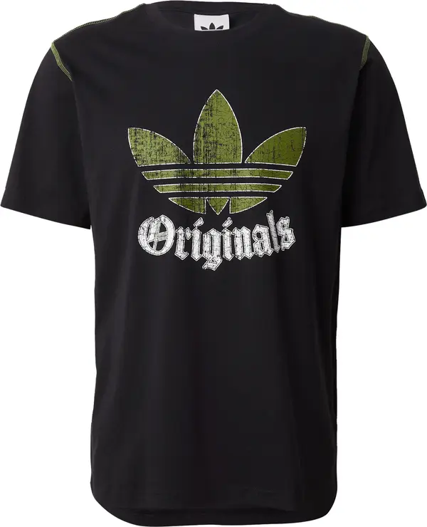 ADIDAS ORIGINALS ADIDAS ORIGINALS Majica  travnato zelena / crna / bijela