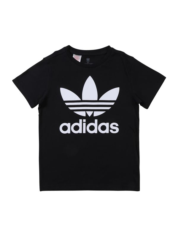 ADIDAS ORIGINALS ADIDAS ORIGINALS Majica 'Trefoil'  crna / bijela