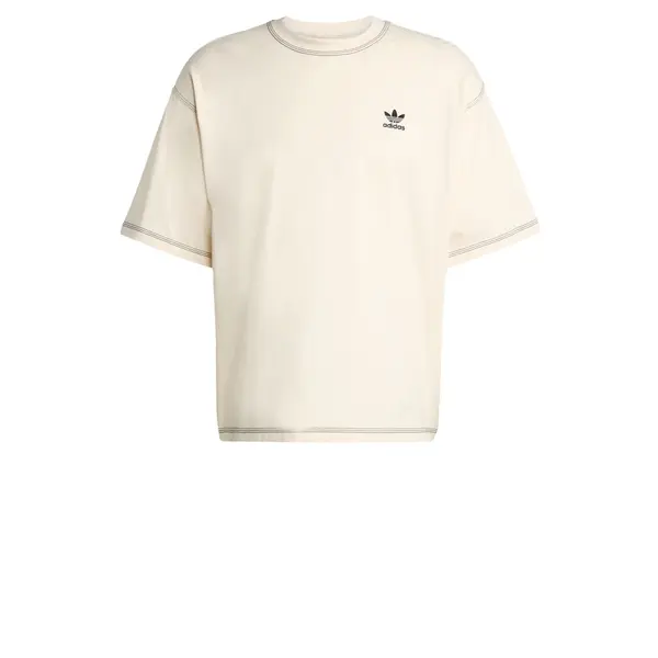 ADIDAS ORIGINALS ADIDAS ORIGINALS Majica 'Trefoil Essentials'  crna / vuneno bijela