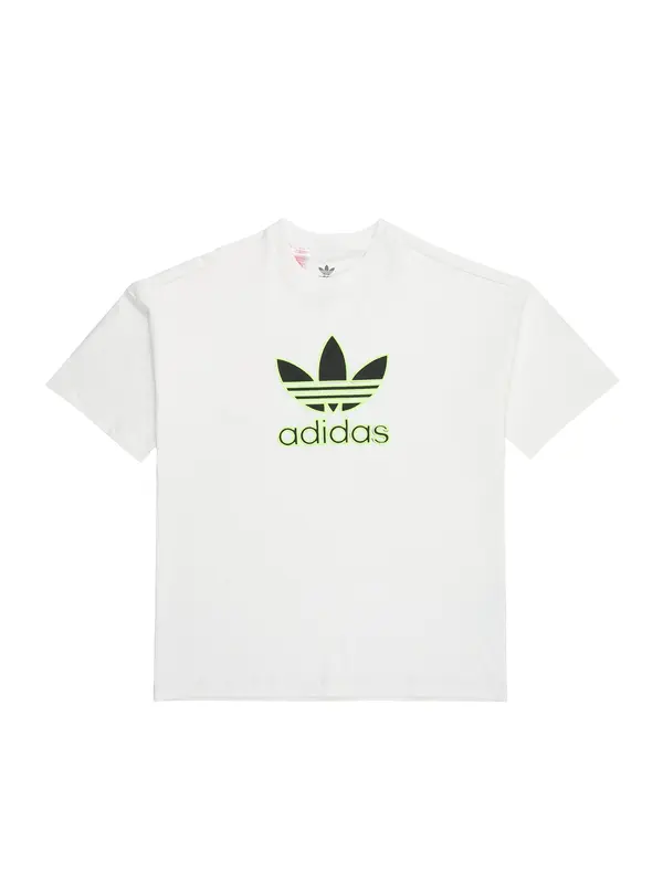 ADIDAS ORIGINALS ADIDAS ORIGINALS Majica 'Trefoil'  limeta / crna / bijela