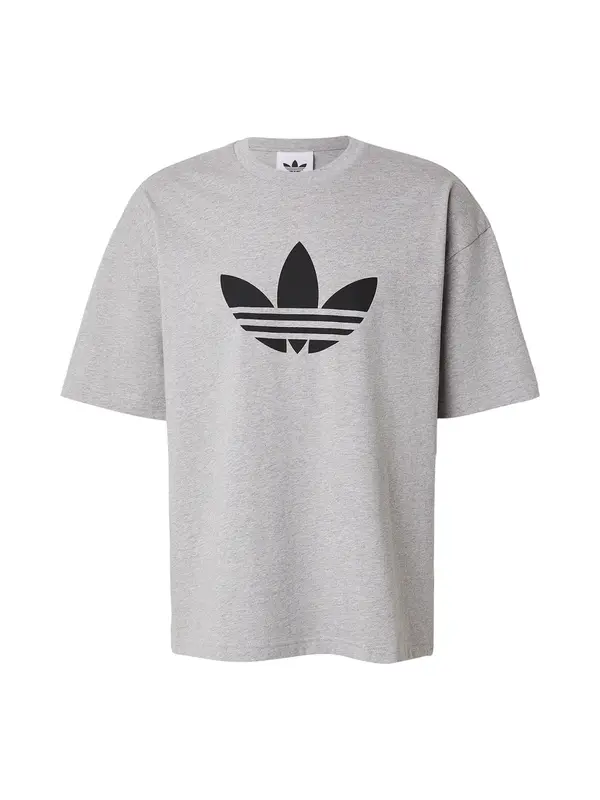 ADIDAS ORIGINALS ADIDAS ORIGINALS Majica 'TREFOIL'  siva / crna