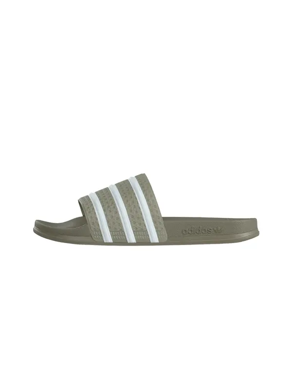 ADIDAS ORIGINALS ADIDAS ORIGINALS Natikače s potpeticom 'ADILETTE'  maslinasta / bijela