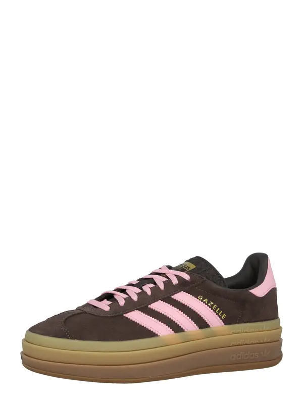 ADIDAS ORIGINALS ADIDAS ORIGINALS Niske tenisice 'GAZELLE BOLD'  čokolada / zlatna / roza