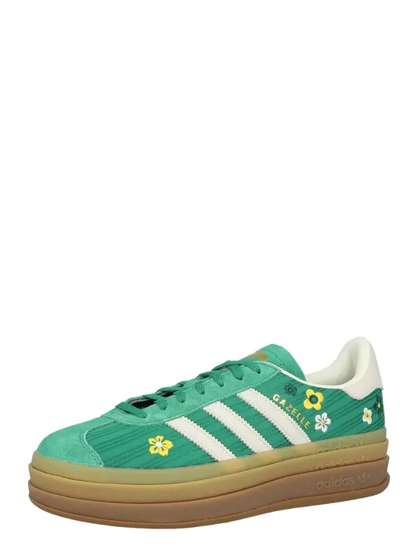 ADIDAS ORIGINALS ADIDAS ORIGINALS Niske tenisice 'GAZELLE BOLD'  žuta / zlatna / zelena / bijela