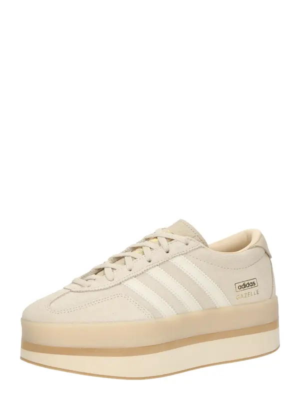 ADIDAS ORIGINALS ADIDAS ORIGINALS Niske tenisice 'GAZELLE STACK'  pijesak / zlatna / bijela