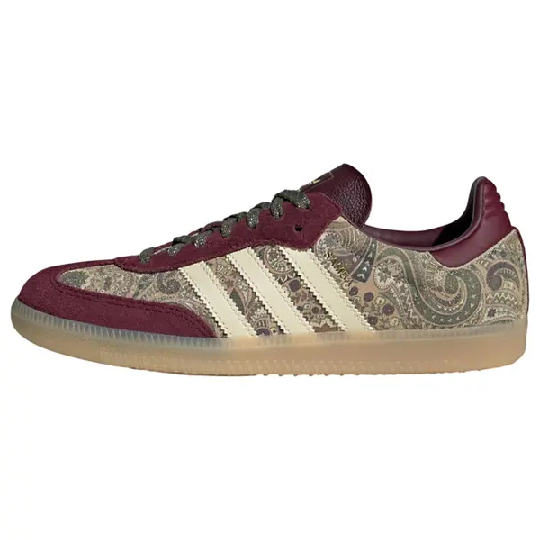 ADIDAS ORIGINALS ADIDAS ORIGINALS Niske tenisice 'Samba OG X Liberty London'  ecru/prljavo bijela / kaki / maslinasta / burgund