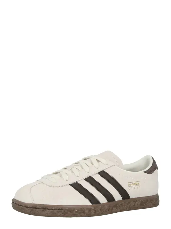 ADIDAS ORIGINALS ADIDAS ORIGINALS Niske tenisice 'STADT'  tamno smeđa / bijela