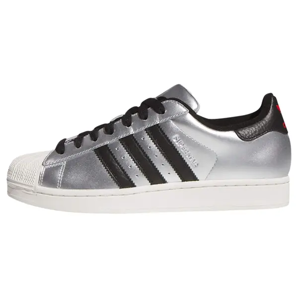 ADIDAS ORIGINALS ADIDAS ORIGINALS Niske tenisice 'Superstar II'  crna / srebro