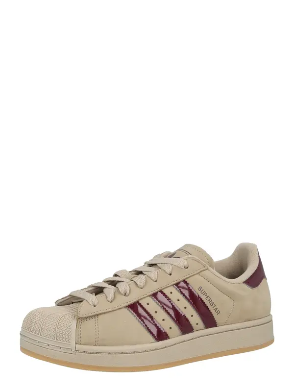 ADIDAS ORIGINALS ADIDAS ORIGINALS Niske tenisice 'SUPERSTAR II'  kaki / burgund