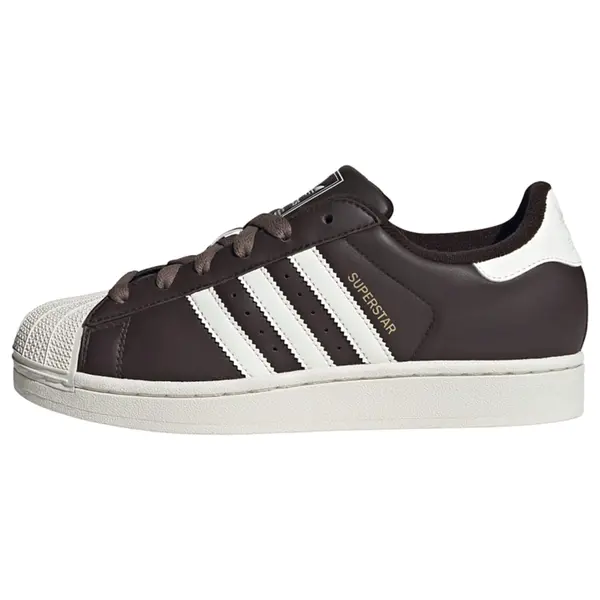 ADIDAS ORIGINALS ADIDAS ORIGINALS Niske tenisice 'Superstar II'  tamno smeđa / zlatna / bijela