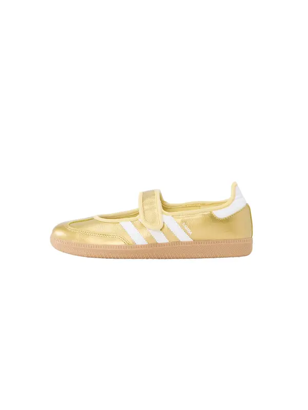 ADIDAS ORIGINALS ADIDAS ORIGINALS Otvorene balerinke 'SAMBA JANE'  zlatna / bijela