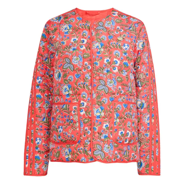 ADIDAS ORIGINALS ADIDAS ORIGINALS Prijelazna jakna 'Adidas Originals x Liberty London'  azur / zelena / narančasto crvena / bijela