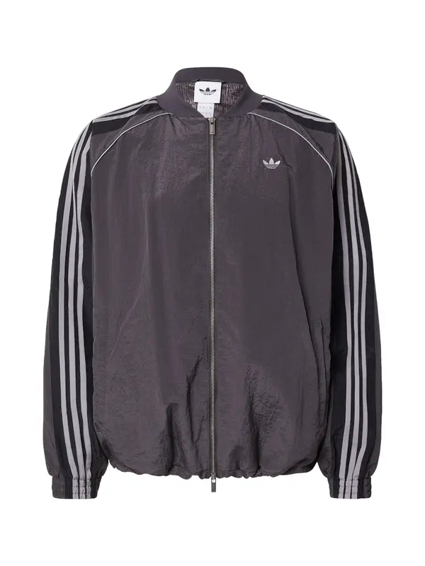 ADIDAS ORIGINALS ADIDAS ORIGINALS Prijelazna jakna 'Adilenium'  siva / crna