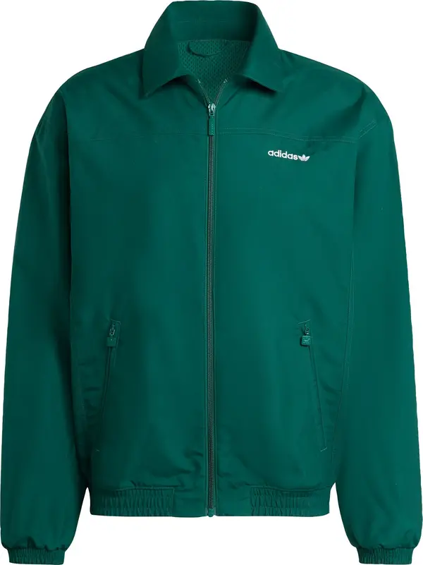ADIDAS ORIGINALS ADIDAS ORIGINALS Prijelazna jakna 'Brushed Woven Track'  smaragdno zelena