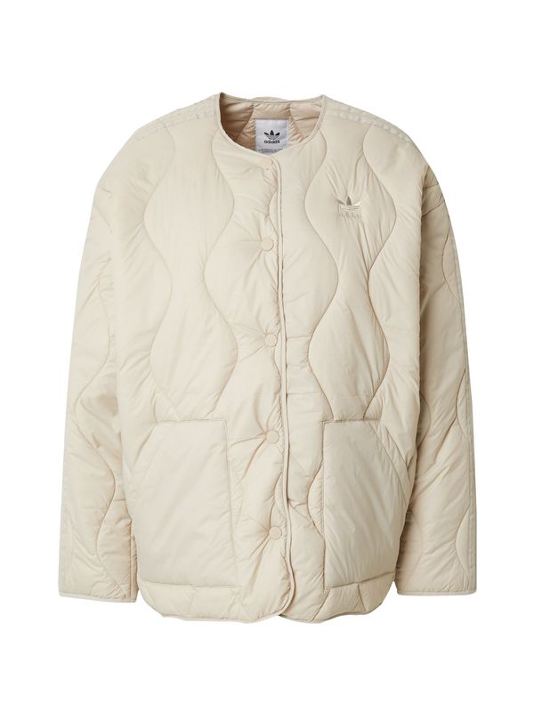 ADIDAS ORIGINALS ADIDAS ORIGINALS Prijelazna jakna  ecru/prljavo bijela