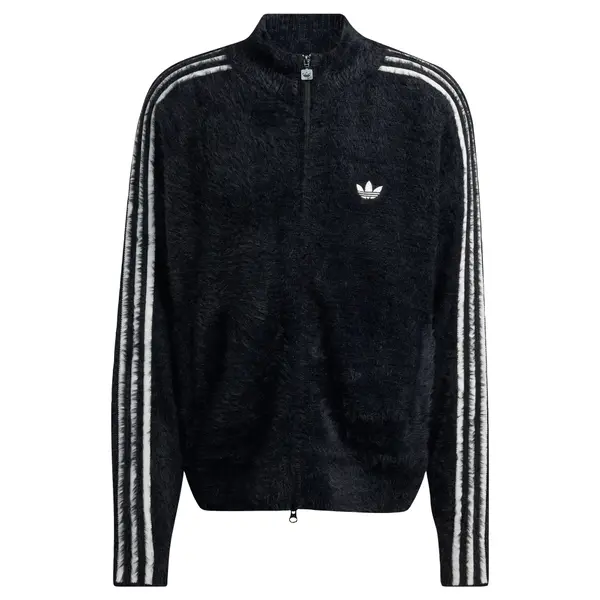 ADIDAS ORIGINALS ADIDAS ORIGINALS Prijelazna jakna 'FAUX MOHAIR CLASSIC'  crna / bijela