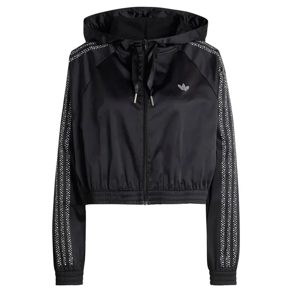 ADIDAS ORIGINALS ADIDAS ORIGINALS Prijelazna jakna 'PEARL'  crna / srebro