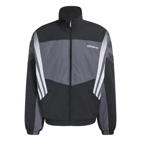 ADIDAS ORIGINALS ADIDAS ORIGINALS Prijelazna jakna 'Santiago'  tamo siva / crna / bijela