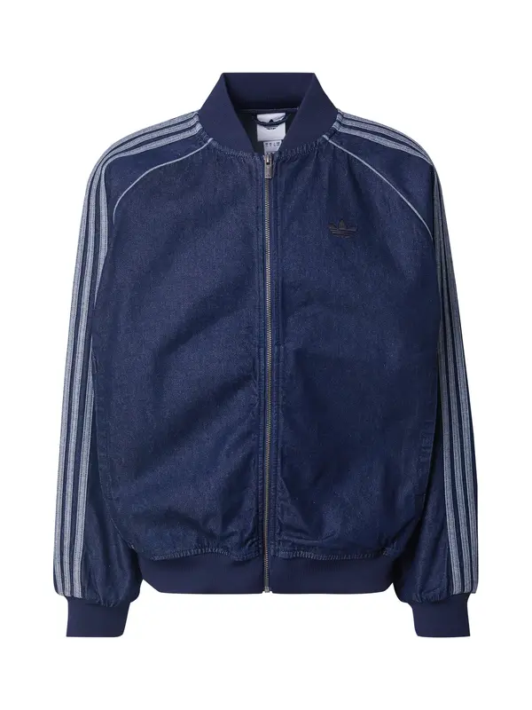 ADIDAS ORIGINALS ADIDAS ORIGINALS Prijelazna jakna 'SST Adicolor'  plavi traper / svijetloplava