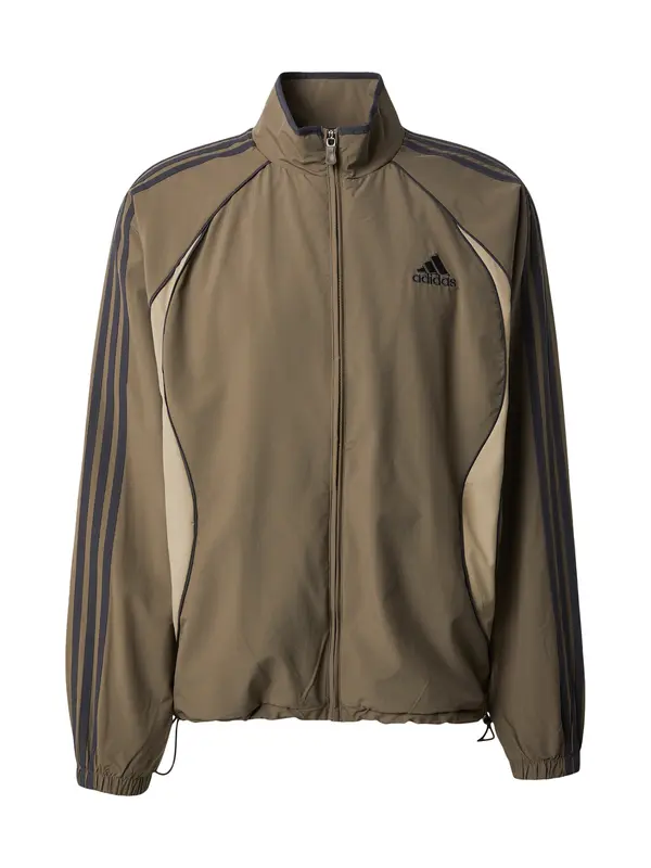 ADIDAS ORIGINALS ADIDAS ORIGINALS Prijelazna jakna 'Teamgeist Adicolor Originals'  boja pijeska / siva