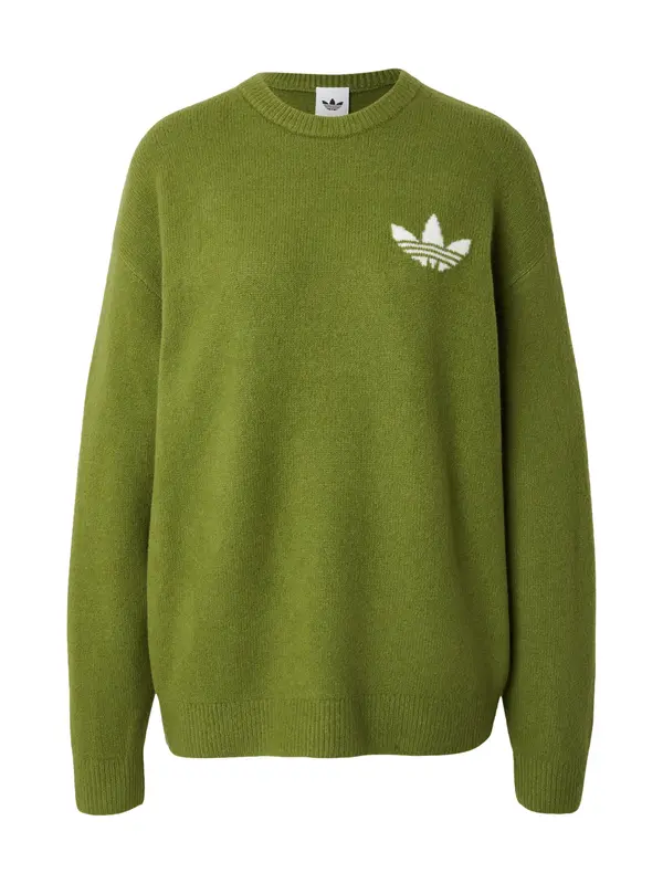 ADIDAS ORIGINALS ADIDAS ORIGINALS Pulover 'Athletic Dept'  kivi zelena / bijela