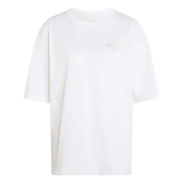 ADIDAS ORIGINALS ADIDAS ORIGINALS Široka majica  svijetlobež / bijela