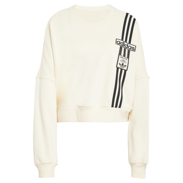 ADIDAS ORIGINALS ADIDAS ORIGINALS Sweater majica 'Adibreak'  boja pijeska / crna