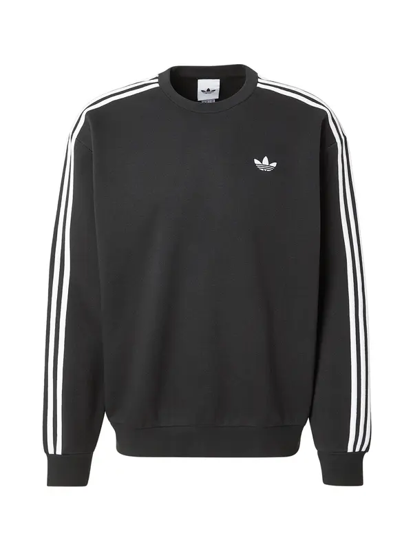 ADIDAS ORIGINALS ADIDAS ORIGINALS Sweater majica 'Adicolor'  crna / bijela