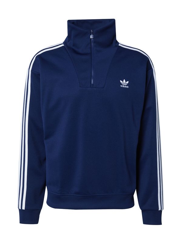 ADIDAS ORIGINALS ADIDAS ORIGINALS Sweater majica 'Adicolor'  tamno plava / bijela