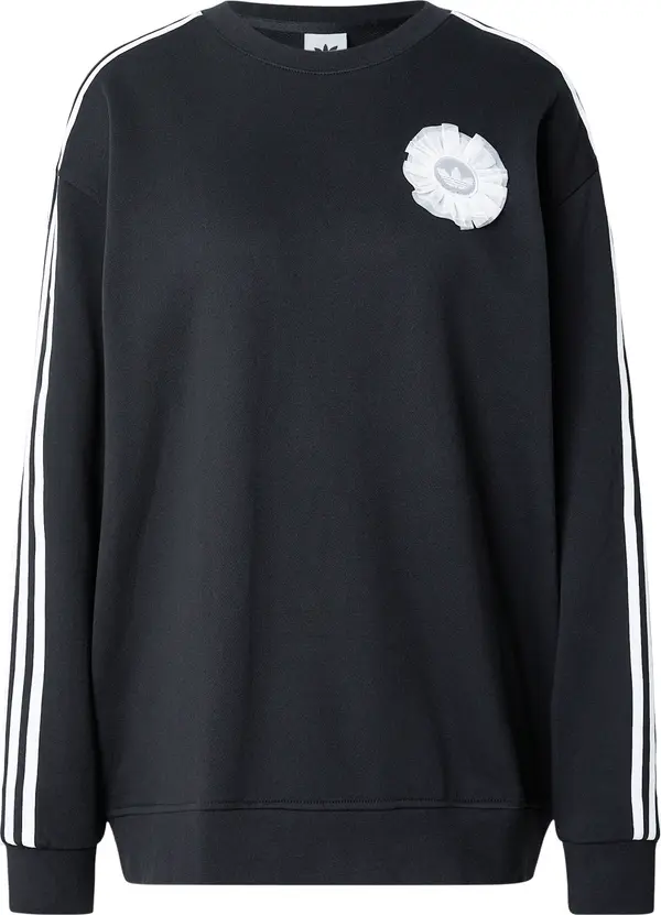 ADIDAS ORIGINALS ADIDAS ORIGINALS Sweater majica  crna / bijela